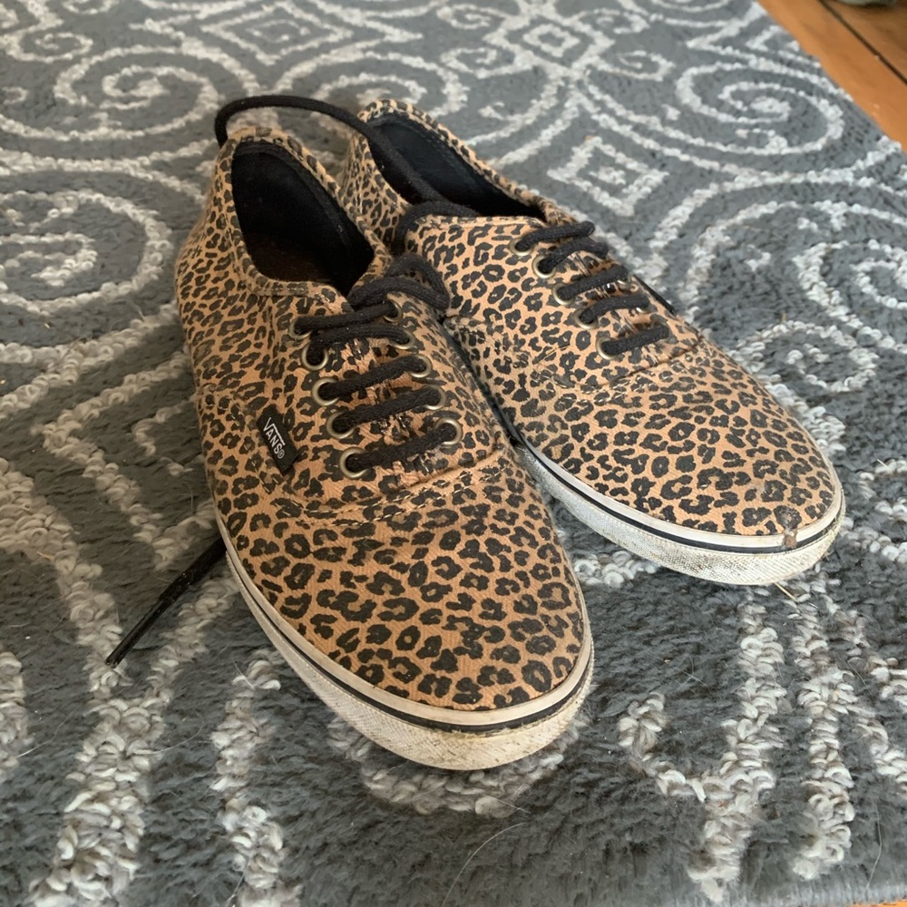 Cheetah print Vans